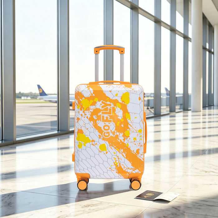 Luggage With Combination Lock, Lightweight Carry-On Suitcase