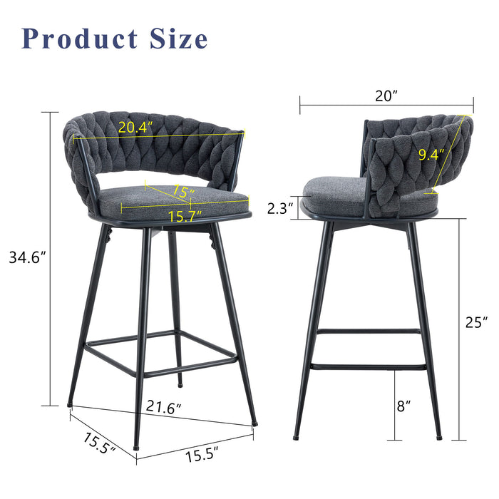 Modern Swivel Chair For Bar High Tables