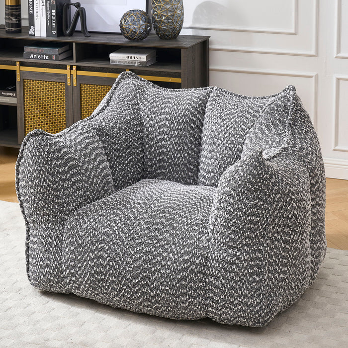 Comfortable Chenille Sofa Chairs With Highly Resilient Foam For Living Rooms And Bedrooms
