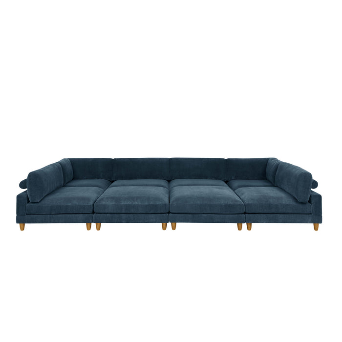 Modern Modular Sectional With Adjustable Back Support