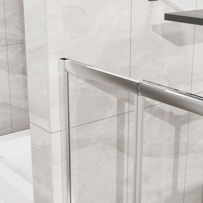 Square Corner Shower Enclosure, Adjustable Frame