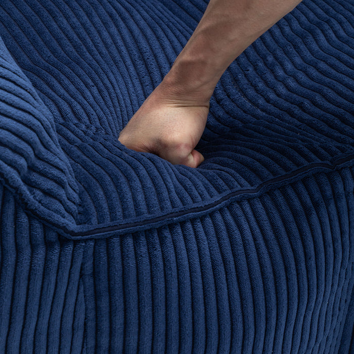 Giant Bean Bag Chair Sofa For Living Room - Dark Blue