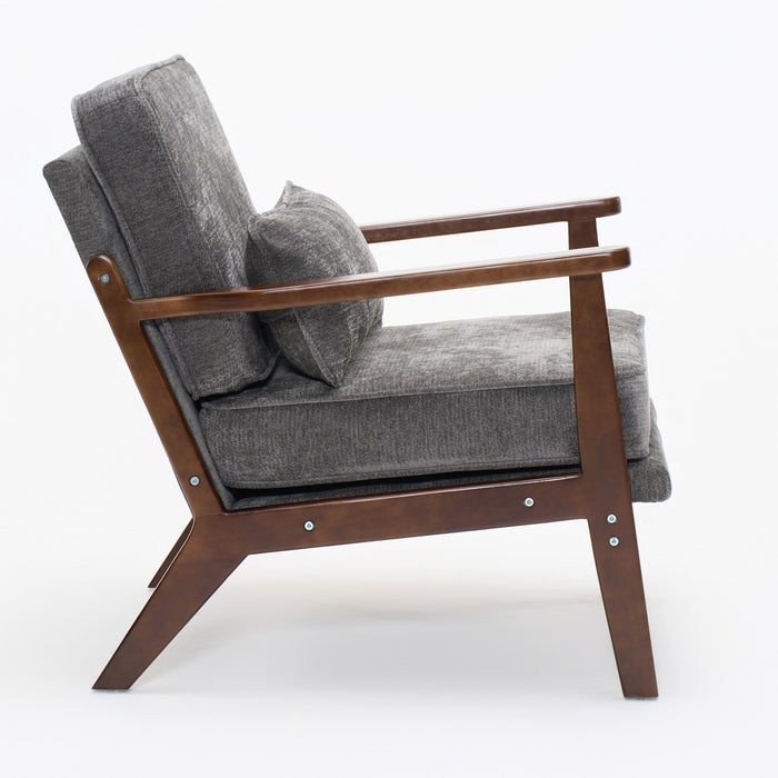 Living Room Chair With Lumbar Pillow