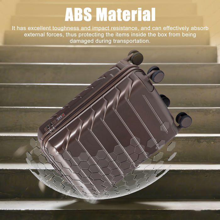 Hard Shell Travel Luggage With Scratch Resistant Surface