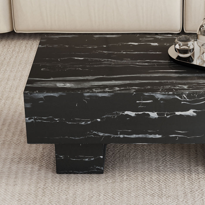 Modern Simple Marble Texture Coffee Table