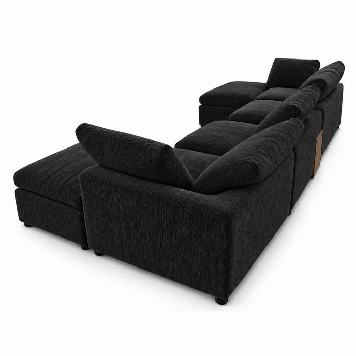 Modular Cloud Couch With Storage Console