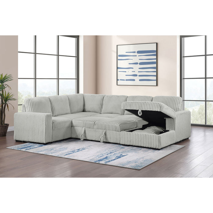 Thurston - Storage Sectional Sofa With Pop Up Bed