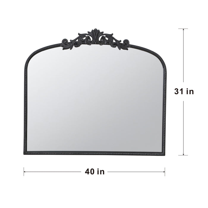 Arch Mirror, Baroque Inspired Wall Decor For Bathroom, Bedroom, Living Room