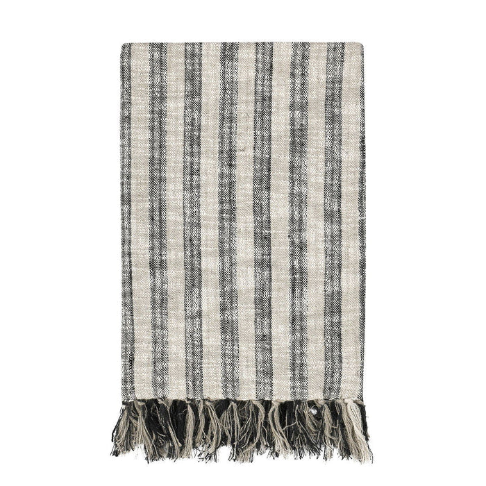Linna - Throw - Natural / Black