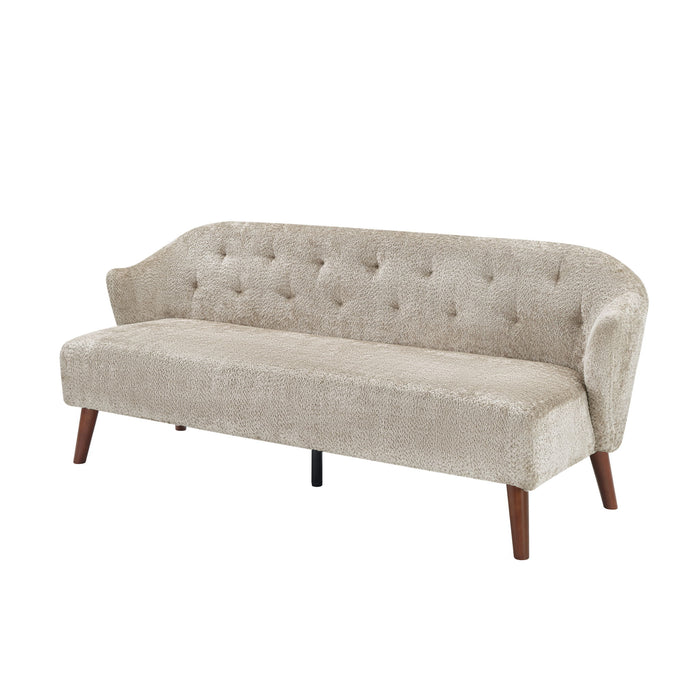 3 Seater Tufted Upholstered Couch Comfy Living Room Sofa