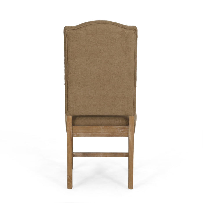 Elegant Dining Chair With Button Tufted Design