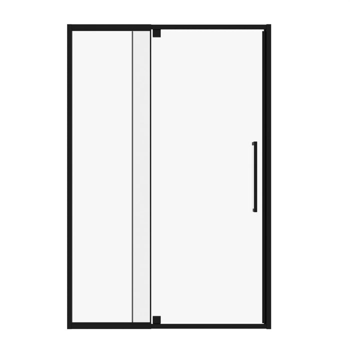 Semi-Frameless Pivot Hinged Shower Door, Reversible Design