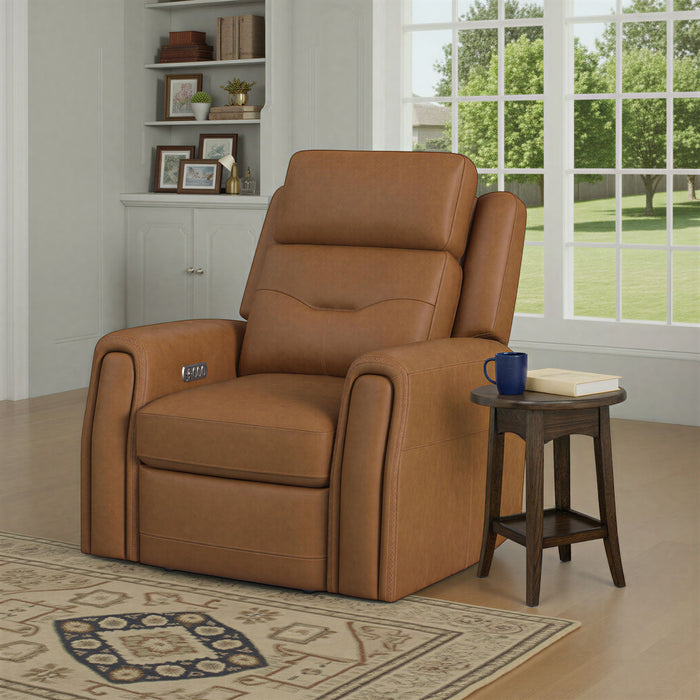 Felix - Power Recliner With Power Headrest, Lumbar, Heat & Massage