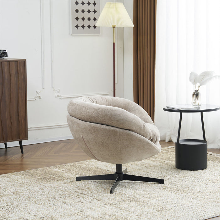 Modern Chenille Office Chair With 360 Degree Swivel
