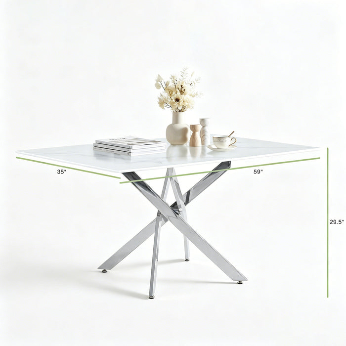 Modern Rectangular Table For Dining Room