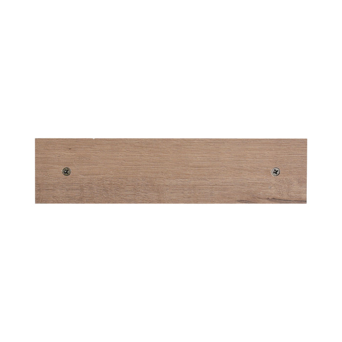 12" Wall Mounted Mirror Cabinet With Storage - Imitative Oak