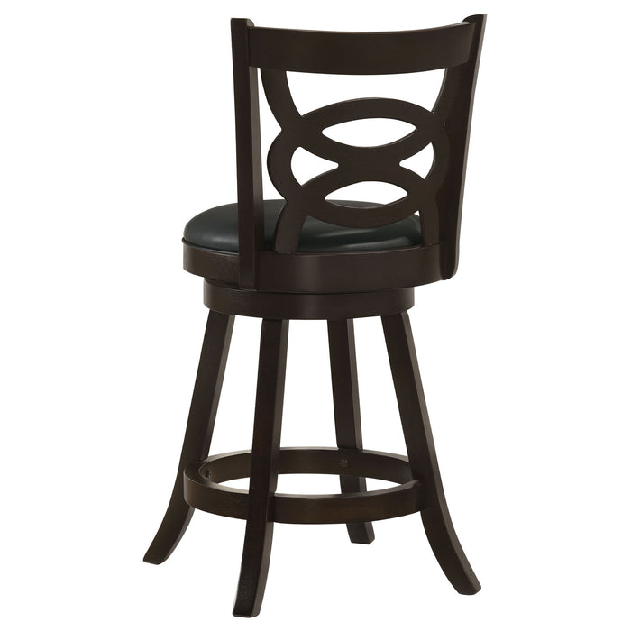 Swivel Counter Stool (Set of 2) - Black