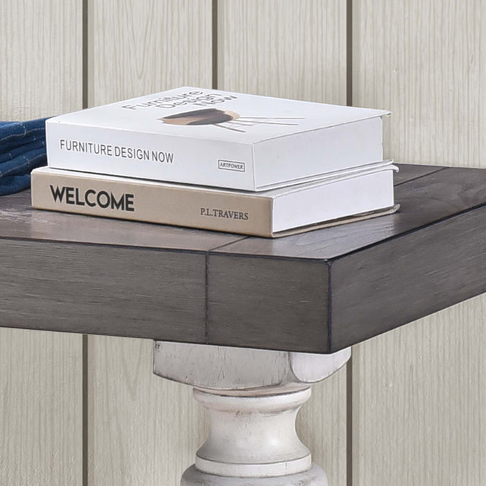 Farmhouse Retro Design Pedestal Sofa Tabe