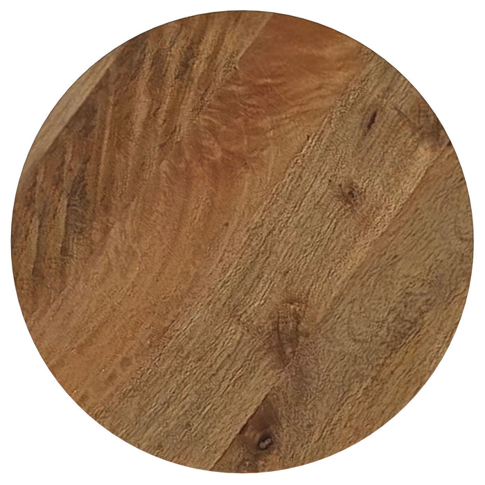 Waters - Round Accent Side Table - Honey