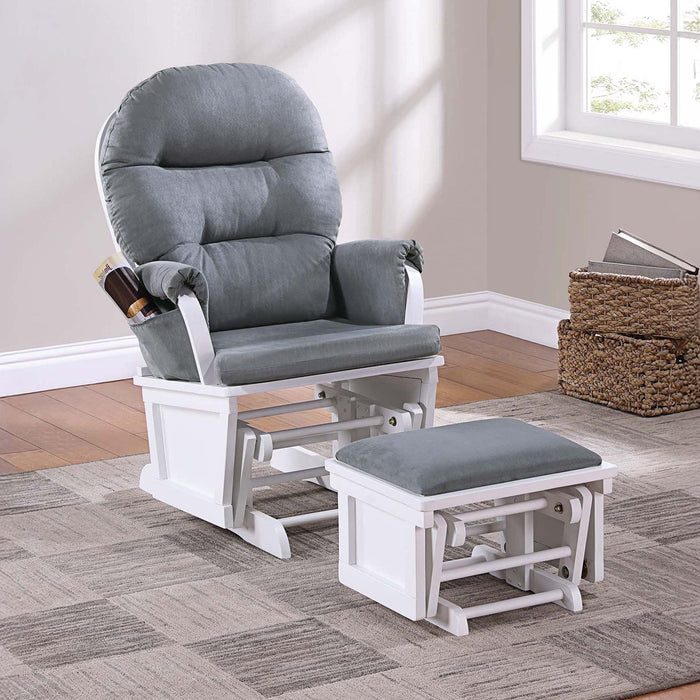 Glider Chair With Ottoman