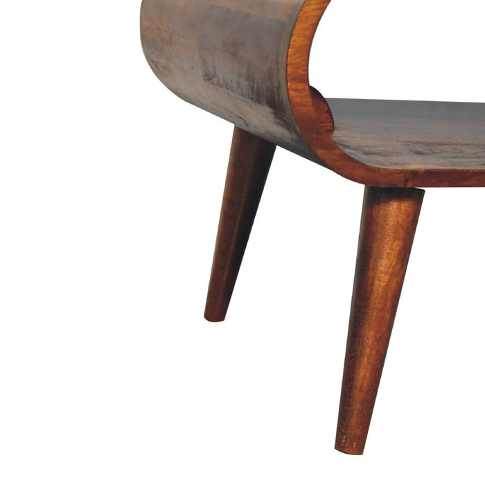 Solid Wood Open Coffee Table