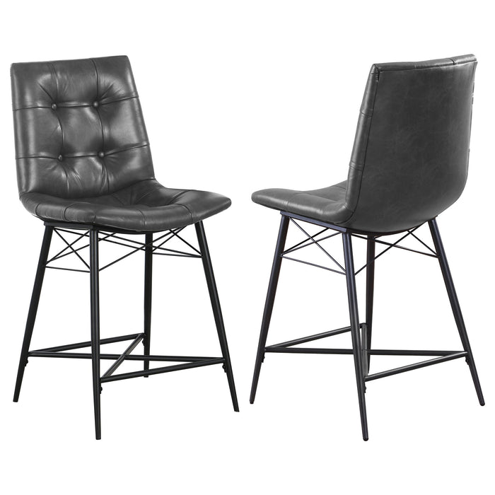 Counter Height Stools & Padded Seat (Set of 2)