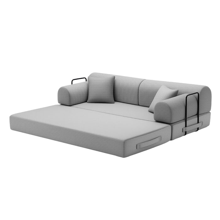 Convertible Sleeper Sofa Bed, Floor Lounge Couch For Living Room