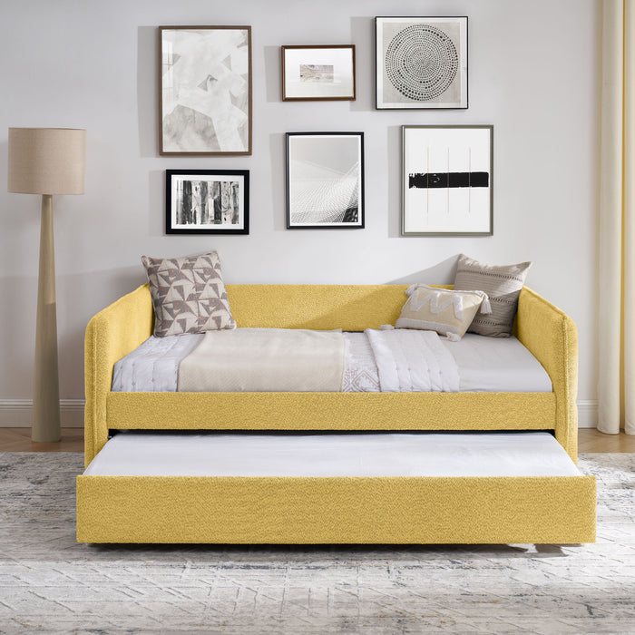 Upholstered Daybed With Pop Up Trundle