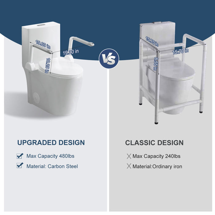 Upgraded Design Armrest, With Glossy Gw 007 1 Piece Toilet With Tornado Flush, Soft Close Seat, Dual Flush Map 1000G, Comfort Chair Seat - Gloss White