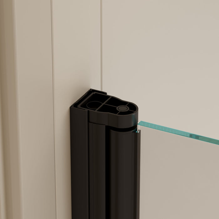 Bathtub Shower Door With 6mm Tempered Glass