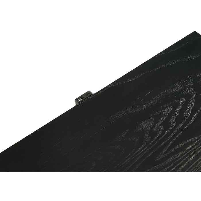 Anser - 3 Drawer Nightstand - Black