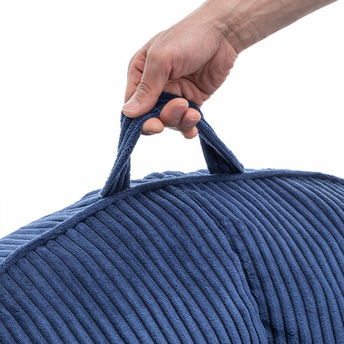 Giant Bean Bag Chair Sofa For Living Room - Dark Blue