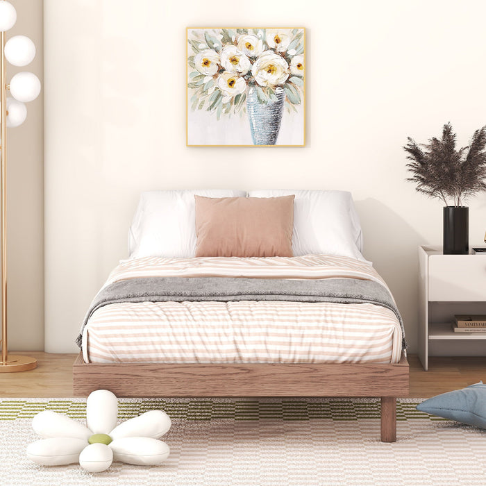Modern Floating Platform Bed Frame
