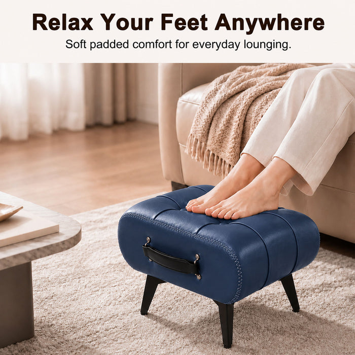 Minimalist Footstool With Hidden Storage