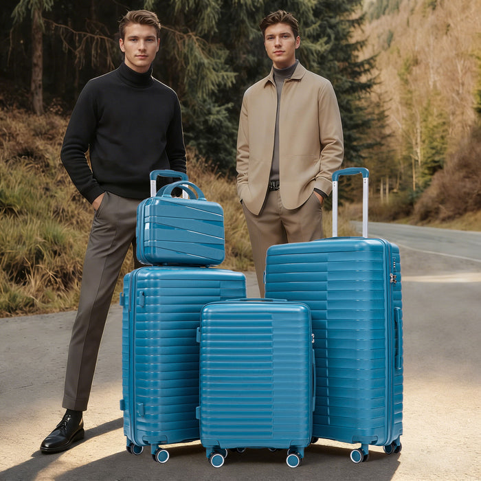 4 Piece Luggage Set, Combination Lock