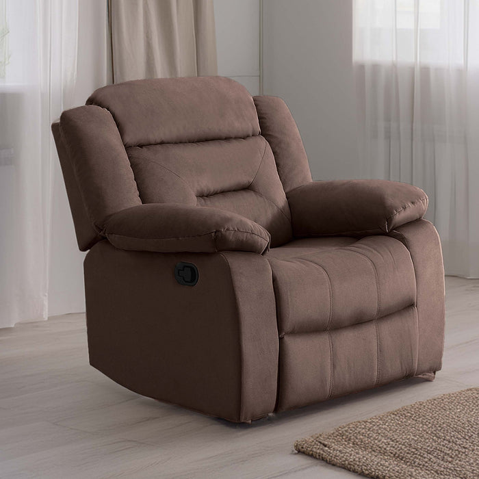 Contemporary Living Room Set With Pillow Arms And Headrest Support