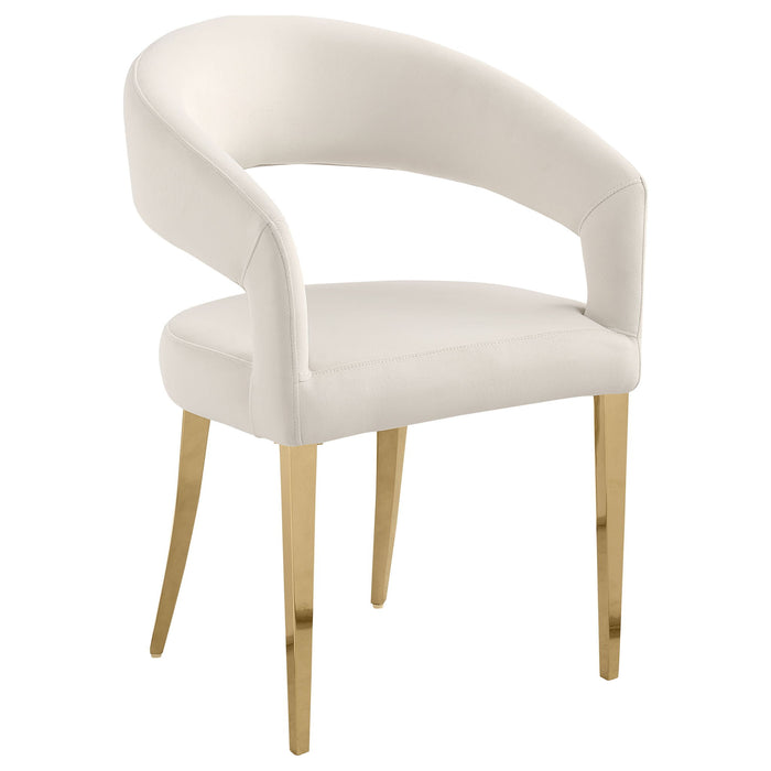 Rendina - Upholstered Dining Arm Chairs (Set of 2) - Cream