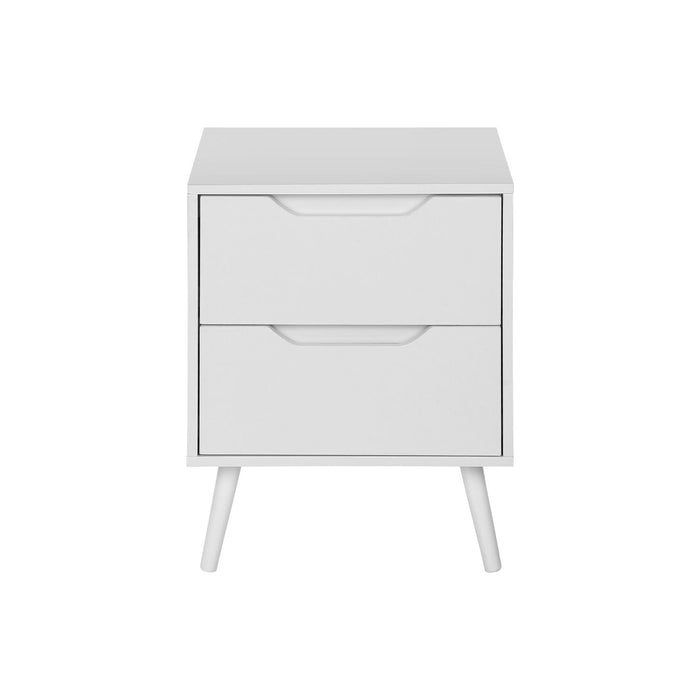 Modern Accent Table With Storage Drawers