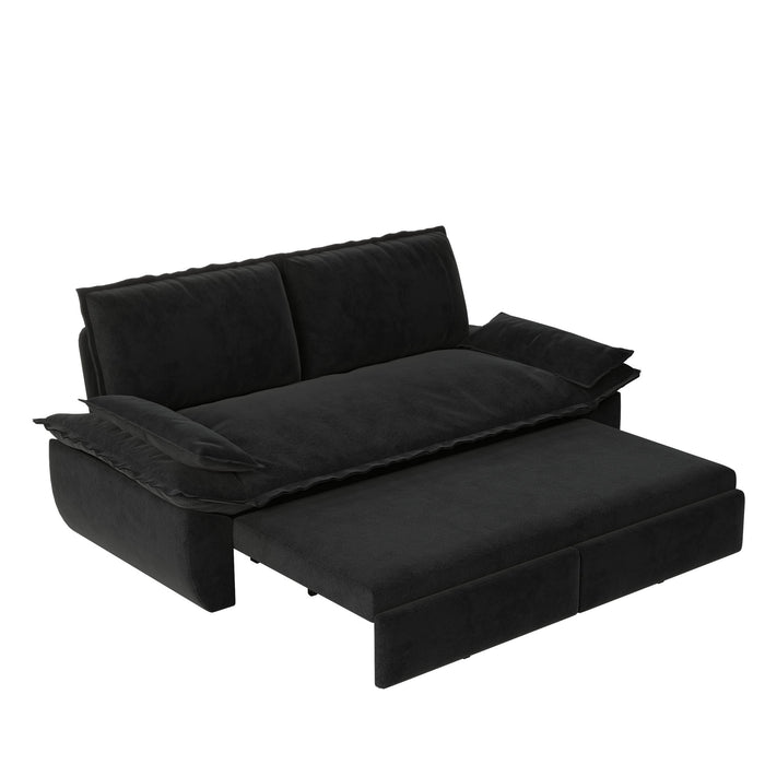 Queen Pull Out Sofa Bed, 3 In 1 Convertible Sleeper Sofa