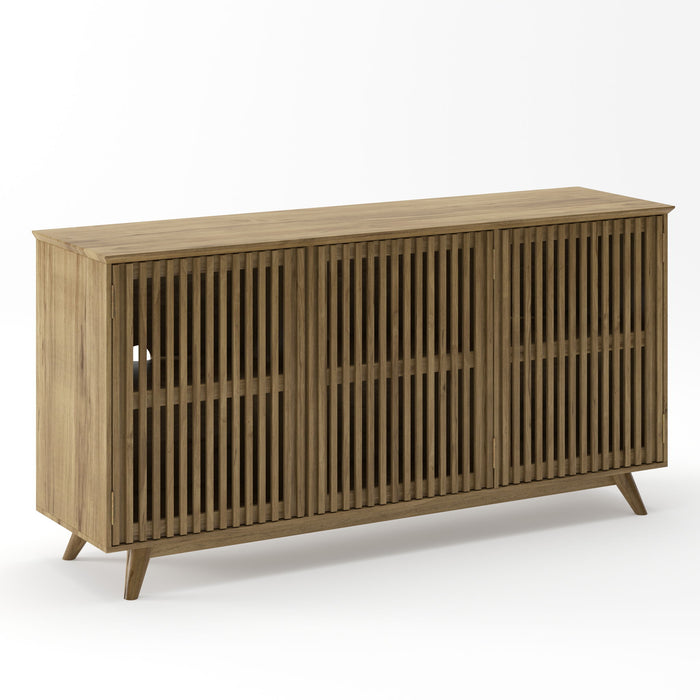 TV Stand With Adjustable Shelf - Natural