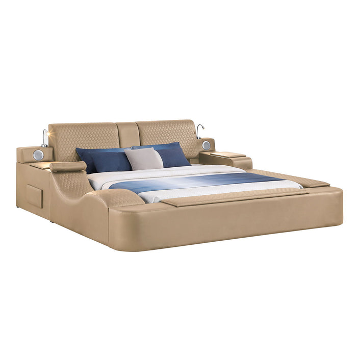 Zoya - Smart Multifunctional Bed, Built In Bluetooth Speakers, USB Charging