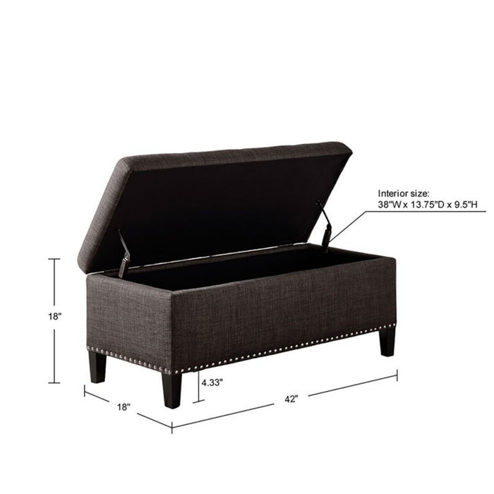 Modern Tufted Top Soft Close Storage Bench