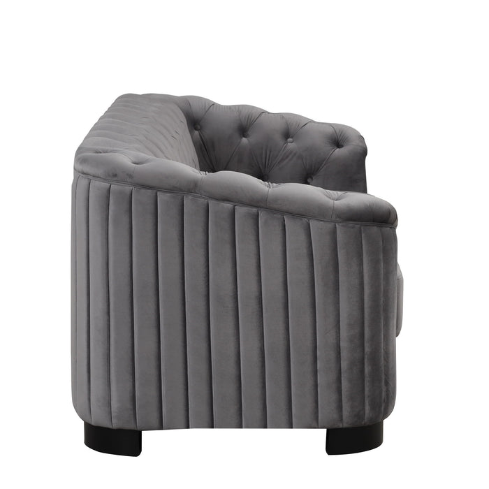 Sofa With Thick Removable Seat Cushion, 3 Seater