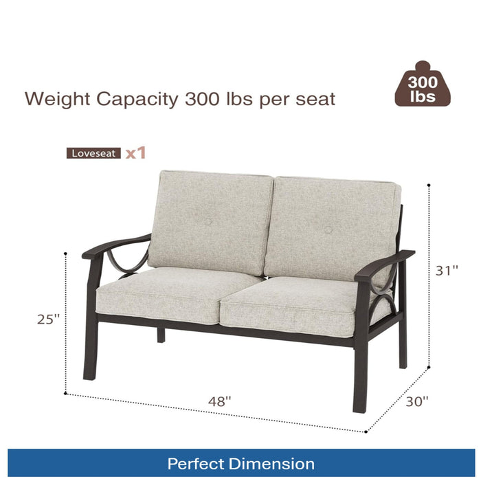 Patio Furniture Set & Coffee Table For Backyard
