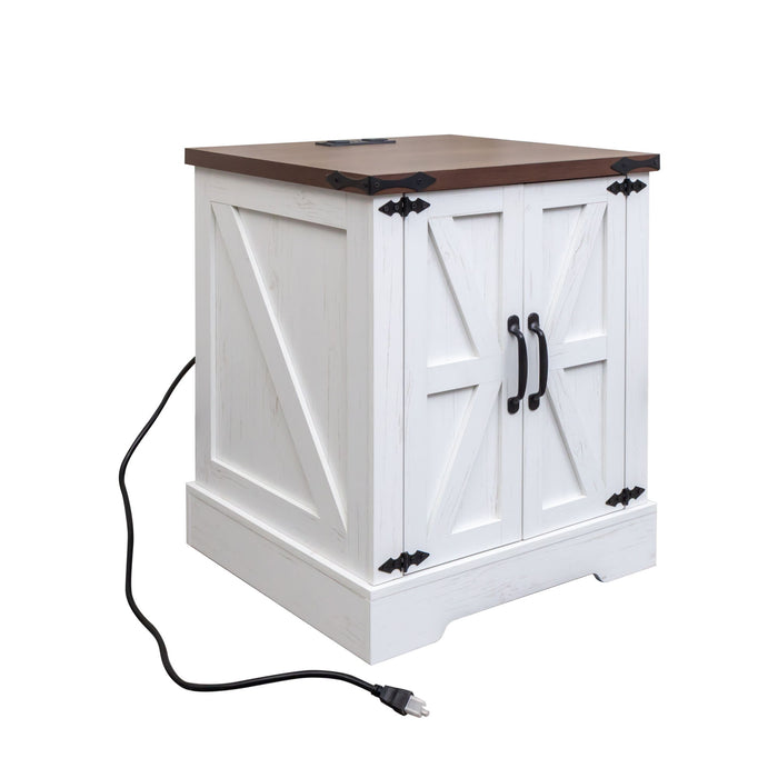 Nightstand With Adjustable Shelf