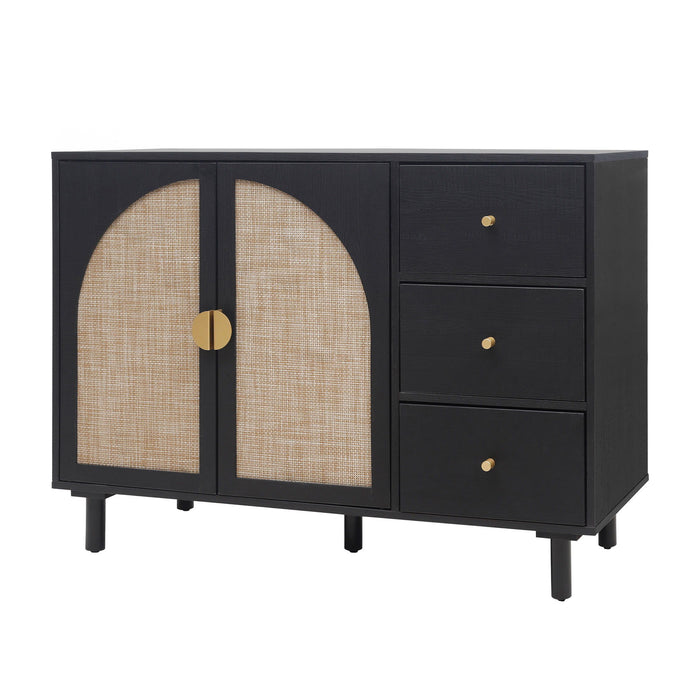 2 Door 3 Drawer Cabinet, Adjustable Storage System