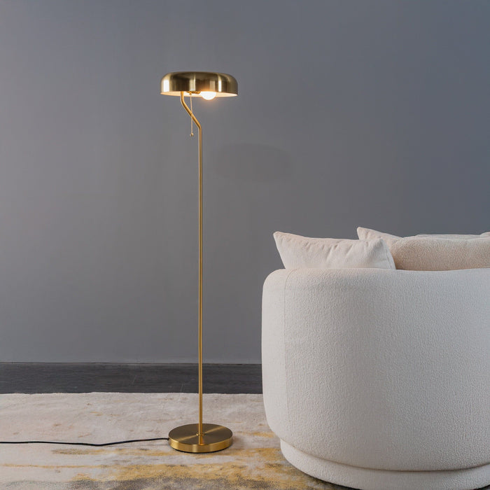 Spectra - Tall Corner Floor Lamp For Living Room - Gold