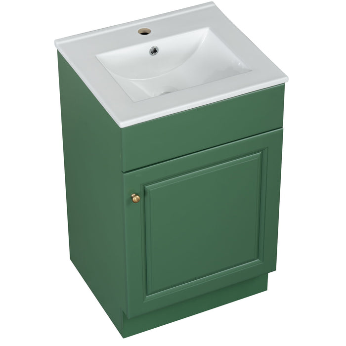 Bathroom Vanity With Sink, Cabinet With Adjustable Shelf