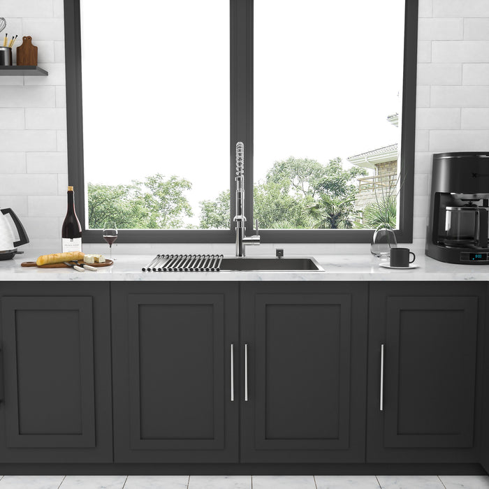 Drop In Kitchen Sink, 16 Gauge Stainless Steel, Single Bowl, Topmount Basin