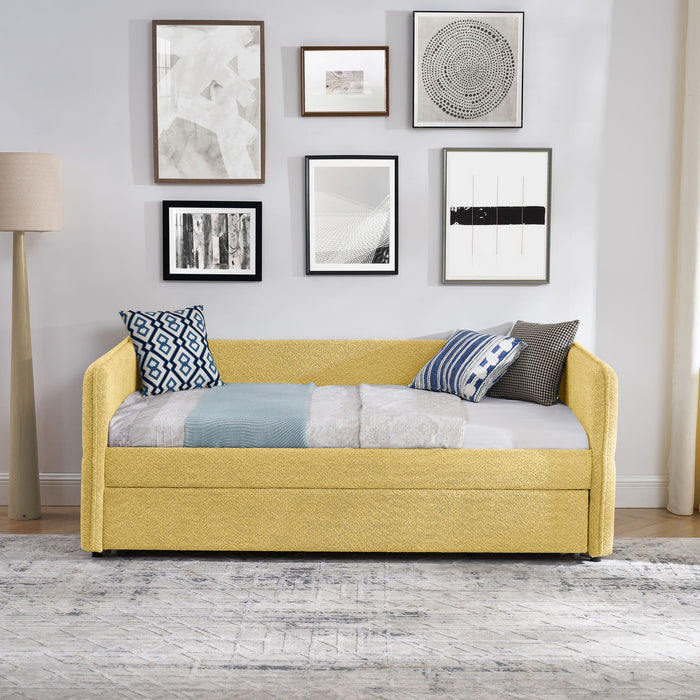 Upholstered Daybed With Pop Up Trundle